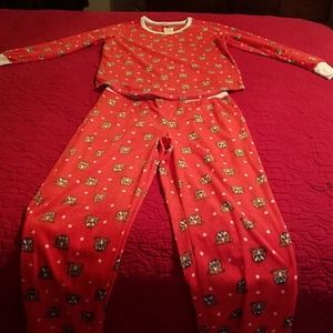 NEW English Bulldog Theme Pajamas